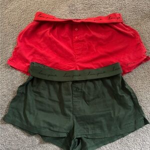 Victoria's Secret PINK Cotton Sleep Shorts Bundle
